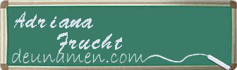 Adriana Frucht Visitenkarte
